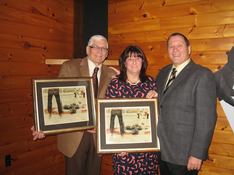 2014 Linda Finn award winners Larry Byles, Nicole and Don Miller